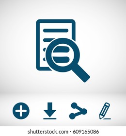 search icon stock vector illustration