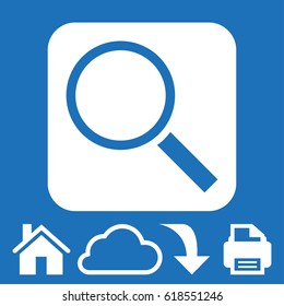 search icon stock vector illustration