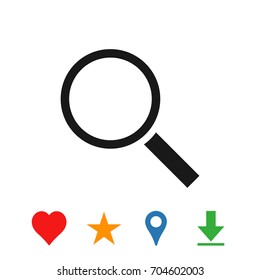 search icon stock vector illustration