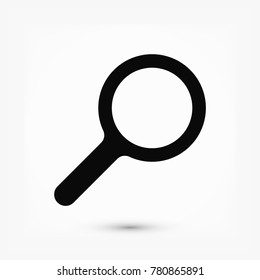 Search icon, stock vector illustration flat design style