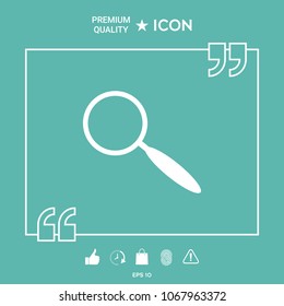 Search icon symbol