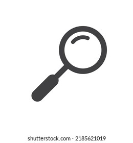 Search icon or symbol concept magnifier.