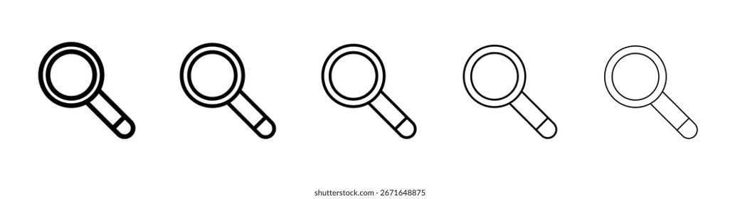 Search icon Symbol concept for web design.simple line vector icon. logo illustration.