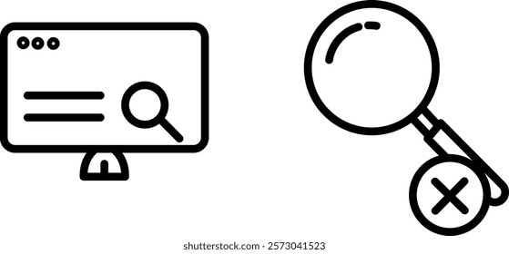 "Search Icon - A Symbol for Exploration, Discovery, and Information Retrieval"