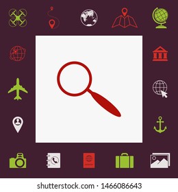 Search icon symbol. Graphic elements for your design