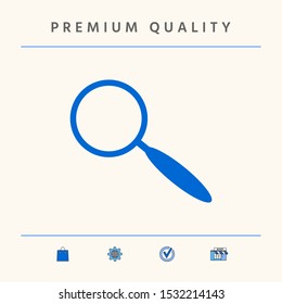 Search icon symbol. Graphic elements for your design