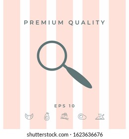 Search icon symbol. Graphic elements for your design