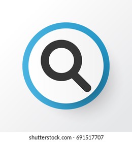 Search Icon Symbol. Premium Quality Isolated Magnifier Element In Trendy Style.