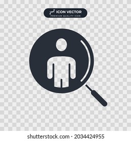 search icon symbol template for graphic and web design collection logo vector illustration