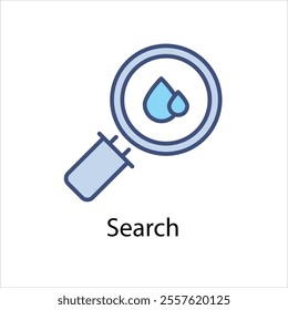Search Icon Symbol vector graphics.