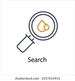Search Icon Symbol vector graphics.