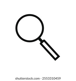 Estilo de línea de Vector de símbolo de icono de Búsqueda