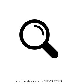Search icon symbol vector on white background