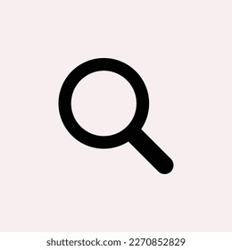Search icon, symbol, vector, sign