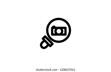 Search Icon Template Vector Sign Design