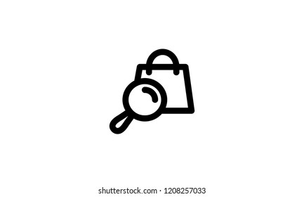 Search Icon Template Vector Sign Design