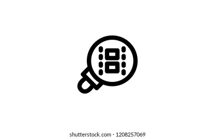 Search Icon Template Vector Sign Design