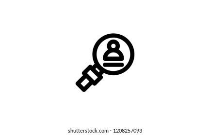 Search Icon Template Vector Sign Design