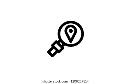 Search Icon Template Vector Sign Design