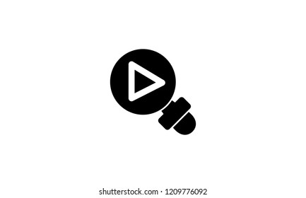 Search Icon Template Vector Sign Design