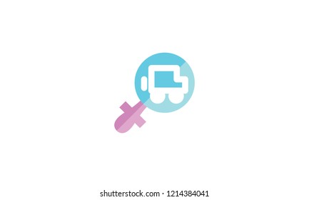 Search Icon Template Vector Sign Design