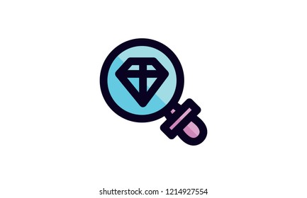 Search Icon Template Vector Sign Design
