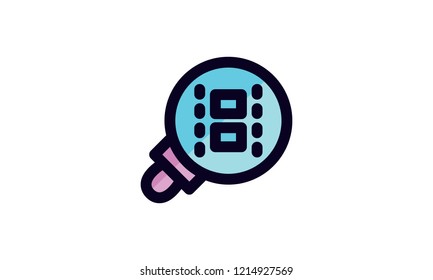 Search Icon Template Vector Sign Design