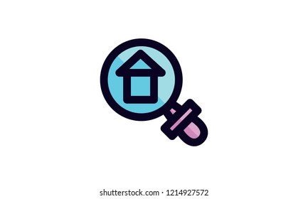 Search Icon Template Vector Sign Design