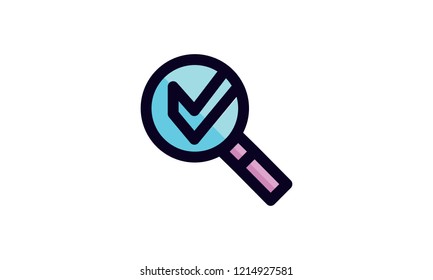 Search Icon Template Vector Sign Design