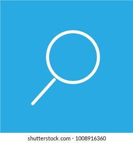 Search Icon in trendy flat style isolated on grey background. Magnifying glass symbol for your web site design, logo, app, UI. Vector illustration, EPS10.