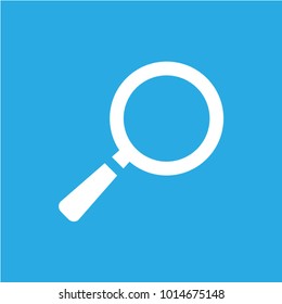 Search Icon in trendy flat style isolated on grey background. Magnifying glass symbol for your web site design, logo, app, UI. Vector illustration, EPS10.