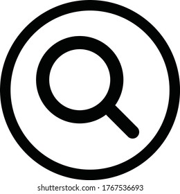 "Search icon" for user interface with different style design