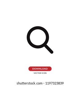 Search icon vector