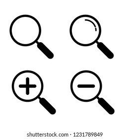 Search icon. Vector