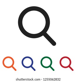 Search icon vector