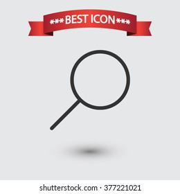 Search icon vector