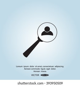 Search icon. Vector icon