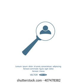 Search icon. Vector icon