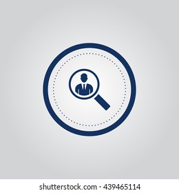 Search icon vector