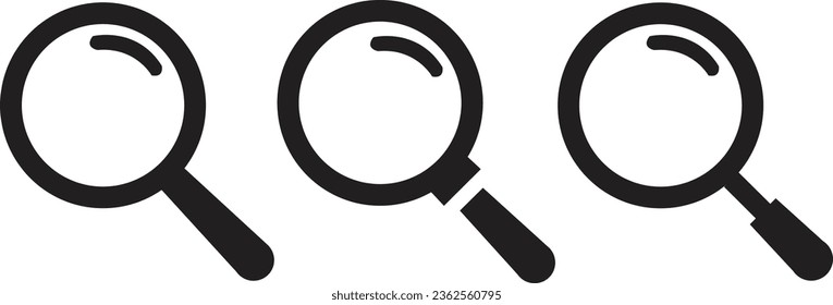 
Search Icon vector art illustration