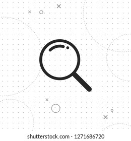 Search icon, vector best flat icon on texture background , EPS 10