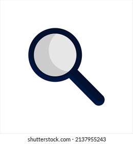 Ilustración de caracteres vectoriales de icono de búsqueda