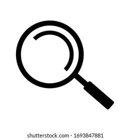 search icon vector design black color 