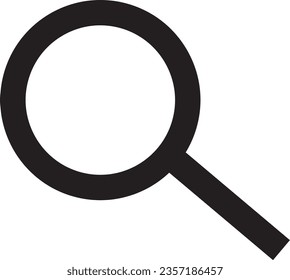 Search icon vector design in dark colors