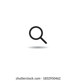 Search icon vector design illustration background