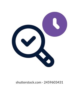 search icon. vector dual tone icon for your website, mobile, presentation, and logo design.