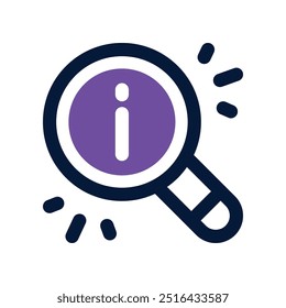 ícone de pesquisa. vetor ícone de tom duplo para o seu site, celular, apresentação e design de logotipo.