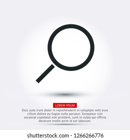 Search icon. Vector  Eps 10 