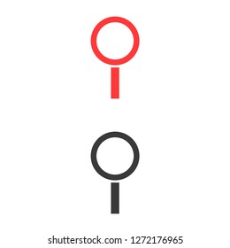 Search icon. Vector  Eps 10 