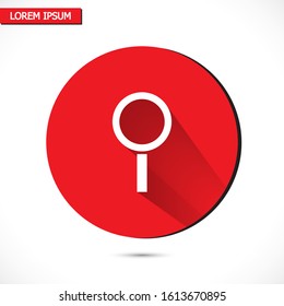 Search icon. Vector  Eps 10 . Lorem Ipsum Design Flat
